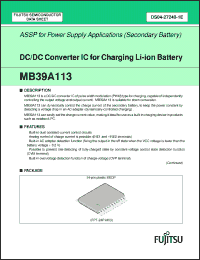 Click here to download MB39A113 Datasheet