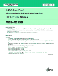 Click here to download MB94R215B Datasheet