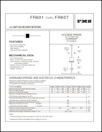 Click here to download FR603 Datasheet