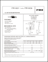 Click here to download FR1604 Datasheet