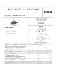 Click here to download MB152W Datasheet