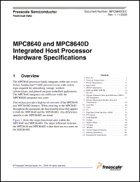 Click here to download MC8640DHX1067H Datasheet