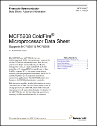 Click here to download MCF5208CVM166 Datasheet
