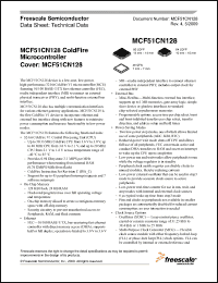 Click here to download MCF51CN128CLH Datasheet