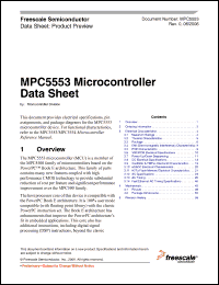 Click here to download MPC5553MZQ112R2 Datasheet