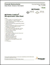 Click here to download MCF54452CVR200 Datasheet