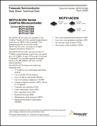 Click here to download MCF51AC256BVPUE Datasheet