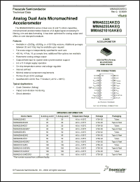 Click here to download MMA6255AEG Datasheet