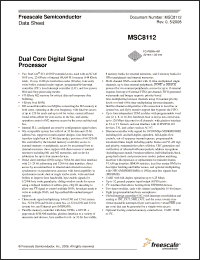 Click here to download MSC8112TVT2400V Datasheet