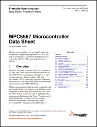 Click here to download PPC5567MVR112 Datasheet