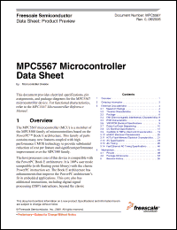 Click here to download MPC5567MZP132 Datasheet