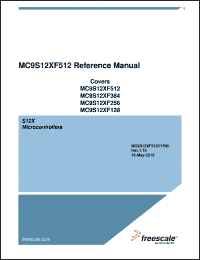 Click here to download MC3S12XF512J0MLMR Datasheet