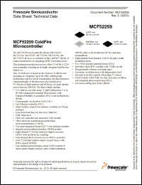 Click here to download MCF52259CVN80 Datasheet