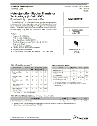 Click here to download MMG3012NT1 Datasheet