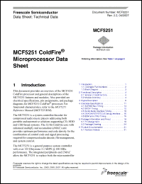 Click here to download MCF5251 Datasheet