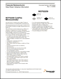 Click here to download MCF52223CVM66 Datasheet