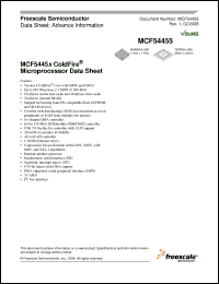 Click here to download MCF54450VM180 Datasheet
