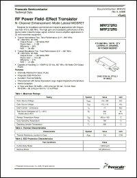 Click here to download MRF372R5 Datasheet