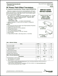 Click here to download MRF5S4140HR3 Datasheet