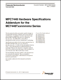 Click here to download MC7448THX1700LD Datasheet