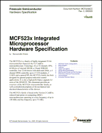 Click here to download MCF523X Datasheet
