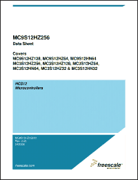 Click here to download S9S12HZ256J3CAL Datasheet