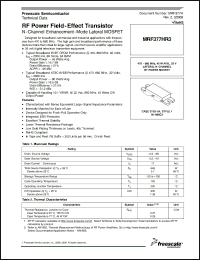 Click here to download MRF377HR3_09 Datasheet