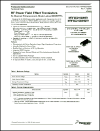 Click here to download MRF6S21060NR1 Datasheet