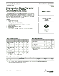 Click here to download MMG3004NT1_08 Datasheet