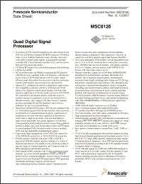 Click here to download MSC8126 Datasheet