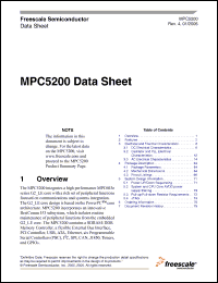 Click here to download MPC5200 Datasheet