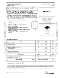 Click here to download MRF1513T1 Datasheet