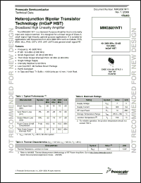 Click here to download MMG3001NT1 Datasheet