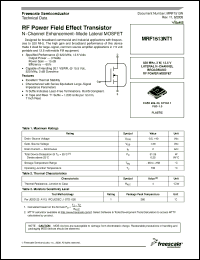 Click here to download MRF1513NT1_0806 Datasheet
