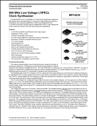 Click here to download MPC9239FA Datasheet