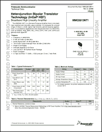 Click here to download MMG3013NT1_08 Datasheet