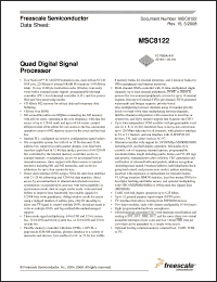 Click here to download MSC8122_08 Datasheet