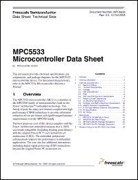 Click here to download MPC5533MZQ66 Datasheet