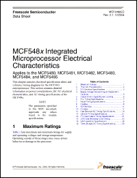 Click here to download MCF5484 Datasheet