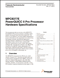 Click here to download MPC8377E_10 Datasheet