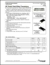 Click here to download MRF6S19100NR1 Datasheet