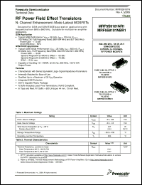 Click here to download MRF5S9101NBR1 Datasheet