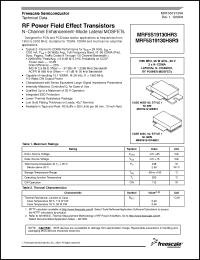 Click here to download MRF5S19130HSR3 Datasheet