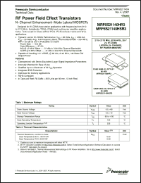 Click here to download MRF6S21140HR3 Datasheet