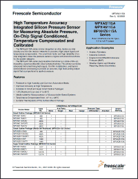 Click here to download MPXAZ6115APT1 Datasheet