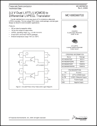Click here to download MC100ES60T22DR2 Datasheet