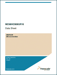 Click here to download MC908GR16CFJ Datasheet