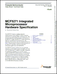 Click here to download MCF5270CAB100 Datasheet