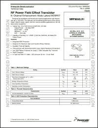 Click here to download MRF9030LR1 Datasheet
