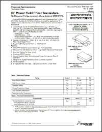 Click here to download MRF7S21170HR3 Datasheet